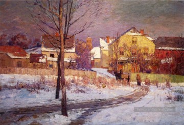 Tinker Lieu Impressionniste Indiana paysages Théodore Clement Steele Peinture à l'huile